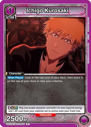 Ichigo Kurosaki (040) (UE01DC/BLC-1-040) - UE10DC Bleach Thousand Year Blood War Advanced Deck Foil - Bandai - Union Arena - Card Brawlers | Quebec | Canada |