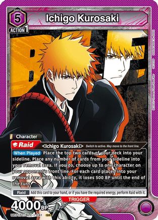 Ichigo Kurosaki (041) (UE01DC/BLC-1-041) - UE10DC Bleach Thousand Year Blood War Advanced Deck Foil - Bandai - Union Arena - Card Brawlers | Quebec | Canada |