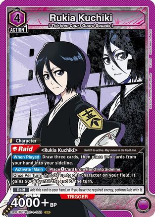 Rukia Kuchiki (053) (UE01DC/BLC-1-053) - UE10DC Bleach Thousand Year Blood War Advanced Deck Foil - Bandai - Union Arena - Card Brawlers | Quebec | Canada |