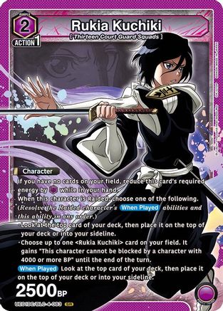 Rukia Kuchiki (083) (UE01DC/BLC-4-083) - UE10DC Bleach Thousand Year Blood War Advanced Deck Foil - Bandai - Union Arena - Card Brawlers | Quebec | Canada |