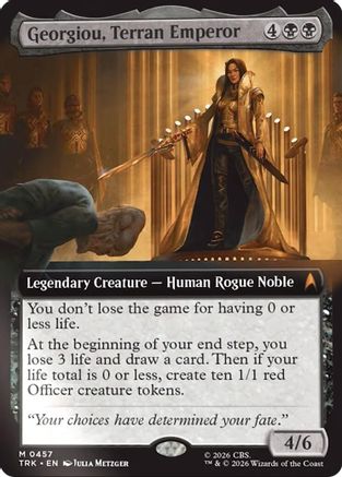 Georgiou, Terran Emperor (Extended Art) (TRK-457) - Star Trek - Wizards of the Coast - Card Brawlers | Quebec | Canada |