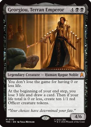 Georgiou, Terran Emperor (TRK-110) - Star Trek Foil - Wizards of the Coast - Card Brawlers | Quebec | Canada |