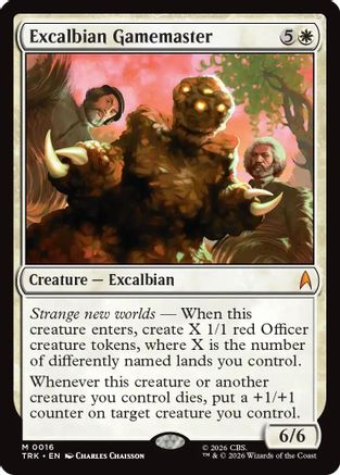 Excalbian Gamemaster (TRK-016) - Star Trek - Wizards of the Coast - Card Brawlers | Quebec | Canada |