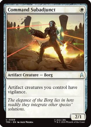 Command Subadjunct (TRK-009) - Star Trek - Wizards of the Coast - Card Brawlers | Quebec | Canada |