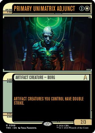 Primary Unimatrix Adjunct (Showcase) (TRK-368) - Star Trek - Wizards of the Coast - Card Brawlers | Quebec | Canada |