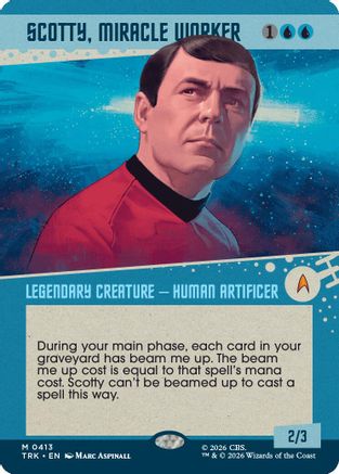 Scotty, Miracle Worker (Showcase) (TRK-413) - Star Trek - Wizards of the Coast - Card Brawlers | Quebec | Canada |