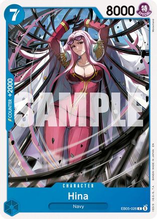 Hina (EB05-026) - Extra Booster: One Piece Heroines Edition Vol. 2 - Bandai - One Piece - Card Brawlers | Quebec | Canada |