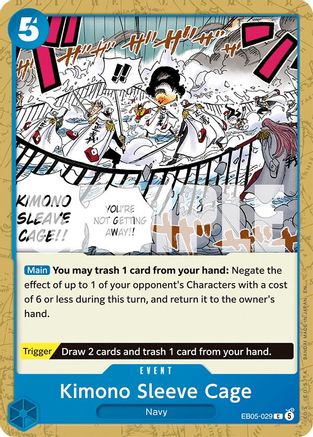 Kimono Sleeve Cage (EB05-029) - Extra Booster: One Piece Heroines Edition Vol. 2 - Bandai - One Piece - Card Brawlers | Quebec | Canada |