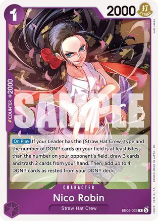 Nico Robin (033) (EB05-033) - Extra Booster: One Piece Heroines Edition Vol. 2 Foil - Bandai - One Piece - Card Brawlers | Quebec | Canada |