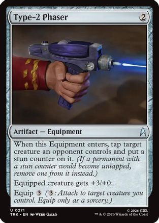 Type-2 Phaser (TRK-271) - Star Trek Foil - Wizards of the Coast - Card Brawlers | Quebec | Canada |