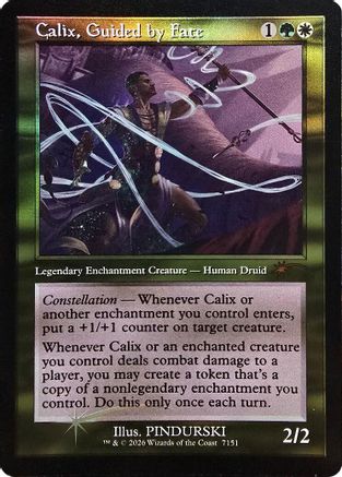 Calix, Guided by Fate (Retro Frame) (SLD-7151) - Secret Lair Drop Series Foil - Wizards of the Coast - Card Brawlers | Quebec | Canada |