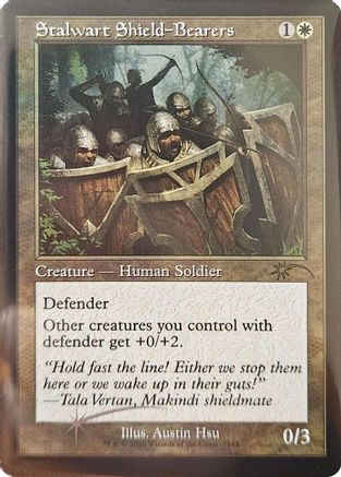 Stalwart Shield-Bearers (Retro Frame) (SLD-7148) - Secret Lair Drop Series Foil - Wizards of the Coast - Card Brawlers | Quebec | Canada |