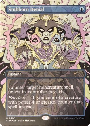 Stubborn Denial (SLD-8500) - Secret Lair Drop Series Foil - Wizards of the Coast - Card Brawlers | Quebec | Canada |