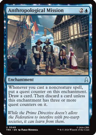 Anthropological Mission (TRK-046) - Star Trek Foil - Wizards of the Coast - Card Brawlers | Quebec | Canada |