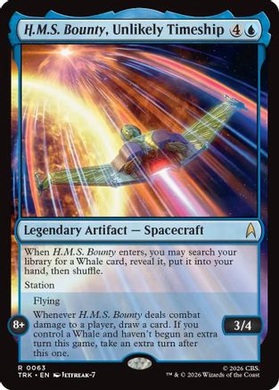 H.M.S. Bounty, Unlikely Timeship (TRK-063) - Star Trek - Wizards of the Coast - Card Brawlers | Quebec | Canada |