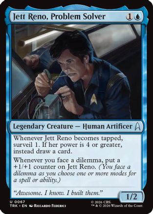 Jett Reno, Problem Solver (TRK-067) - Star Trek - Wizards of the Coast - Card Brawlers | Quebec | Canada |
