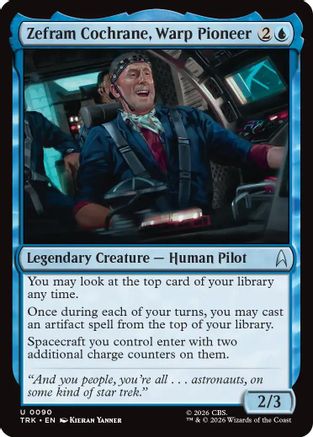 Zephram Cochrane, Warp Pioneer (TRK-090) - Star Trek - Wizards of the Coast - Card Brawlers | Quebec | Canada |