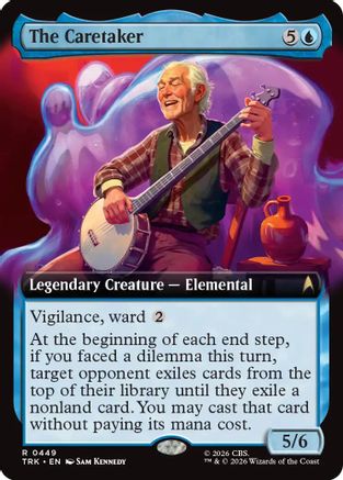 The Caretaker (Extended Art) (TRK-449) - Star Trek Foil - Wizards of the Coast - Card Brawlers | Quebec | Canada |