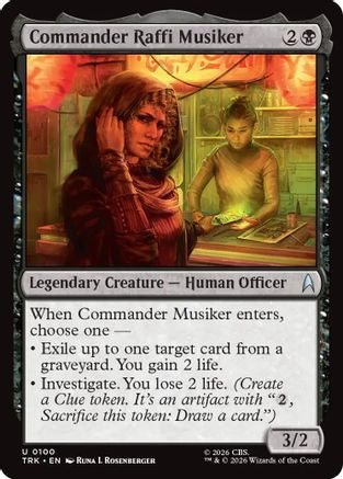 Commander Raffi Musiker (TRK-100) - Star Trek Foil - Wizards of the Coast - Card Brawlers | Quebec | Canada |