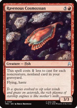 Ravenous Cosmozoan (TRK-167) - Star Trek - Wizards of the Coast - Card Brawlers | Quebec | Canada |