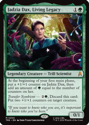 Jadzia Dax, Living Legacy (TRK-204) - Star Trek Foil - Wizards of the Coast - Card Brawlers | Quebec | Canada |