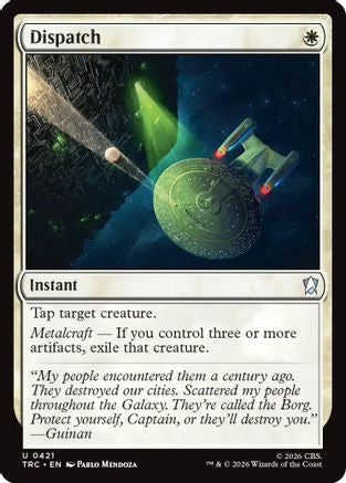 Dispatch (TRC-421) - Commander: Star Trek - Wizards of the Coast - Card Brawlers | Quebec | Canada |