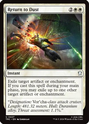 Return to Dust (TRC-427) - Commander: Star Trek - Wizards of the Coast - Card Brawlers | Quebec | Canada |