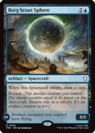 Borg Scout Sphere (TRC-036) - Commander: Star Trek - Wizards of the Coast - Card Brawlers | Quebec | Canada |