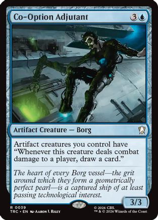 Co-Option Adjutant (Surge Foil) (TRC-039) - Commander: Star Trek Foil - Wizards of the Coast - Card Brawlers | Quebec | Canada |