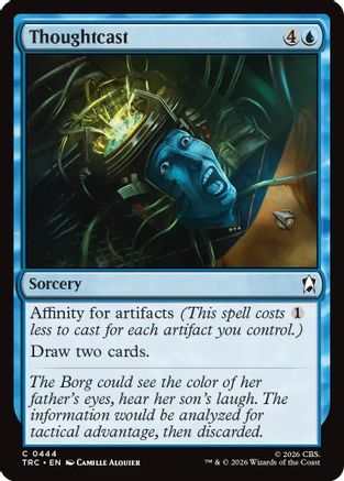 Thoughtcast (Surge Foil) (TRC-444) - Commander: Star Trek Foil - Wizards of the Coast - Card Brawlers | Quebec | Canada |