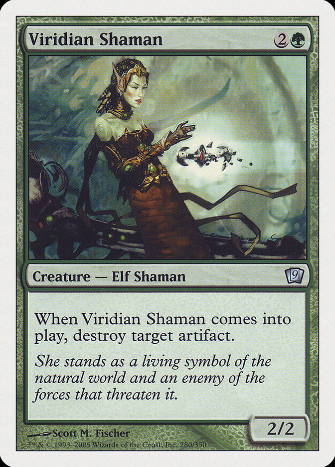Viridian Shaman [Ninth Edition] - Magic: The Gathering - Card Brawlers | Quebec | Canada |