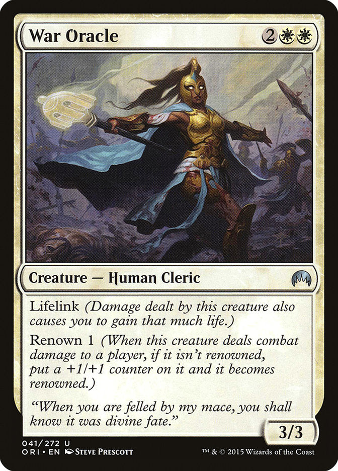 War Oracle [Magic Origins] - Magic: The Gathering - Card Brawlers | Quebec | Canada |