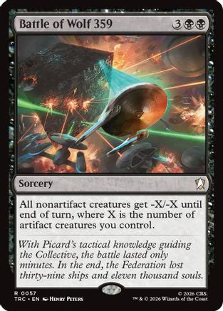 Battle of Wolf 359 (TRC-057) - Commander: Star Trek - Wizards of the Coast - Card Brawlers | Quebec | Canada |