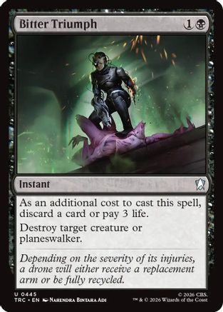 Bitter Triumph (TRC-445) - Commander: Star Trek - Wizards of the Coast - Card Brawlers | Quebec | Canada |