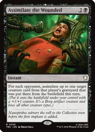 Assimilate the Wounded (Surge Foil) (TRC-055) - Commander: Star Trek Foil - Wizards of the Coast - Card Brawlers | Quebec | Canada |
