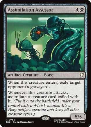 Assimilation Assessor (Surge Foil) (TRC-056) - Commander: Star Trek Foil - Wizards of the Coast - Card Brawlers | Quebec | Canada |