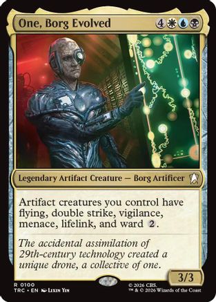 One, Borg Evolved (TRC-100) - Commander: Star Trek - Wizards of the Coast - Card Brawlers | Quebec | Canada |