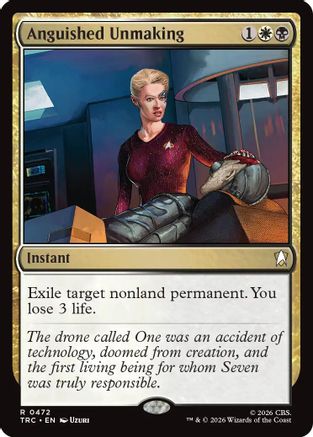 Anguished Unmaking (Surge Foil) (TRC-472) - Commander: Star Trek Foil - Wizards of the Coast - Card Brawlers | Quebec | Canada |