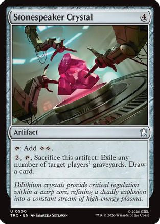 Stonespeaker Crystal (TRC-500) - Commander: Star Trek - Wizards of the Coast - Card Brawlers | Quebec | Canada |