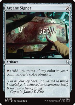 Arcane Signet (Surge Foil) (TRC-485) - Commander: Star Trek Foil - Wizards of the Coast - Card Brawlers | Quebec | Canada |