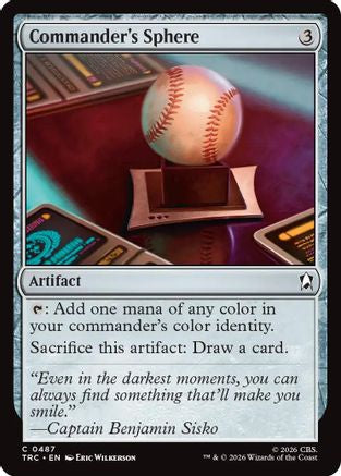Commander's Sphere (Surge Foil) (TRC-487) - Commander: Star Trek Foil - Wizards of the Coast - Card Brawlers | Quebec | Canada |