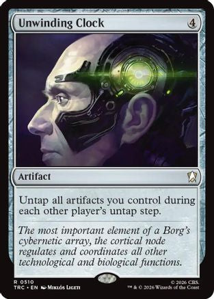 Unwinding Clock (Surge Foil) (TRC-510) - Commander: Star Trek Foil - Wizards of the Coast - Card Brawlers | Quebec | Canada |