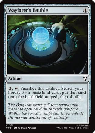 Wayfarer's Bauble (Surge Foil) (TRC-511) - Commander: Star Trek Foil - Wizards of the Coast - Card Brawlers | Quebec | Canada |