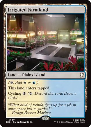 Irrigated Farmland (TRC-538) - Commander: Star Trek - Wizards of the Coast - Card Brawlers | Quebec | Canada |