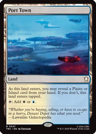 Port Town (TRC-547) - Commander: Star Trek - Wizards of the Coast - Card Brawlers | Quebec | Canada |