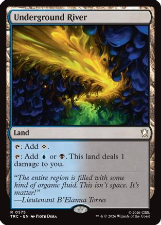 Underground River (TRC-575) - Commander: Star Trek - Wizards of the Coast - Card Brawlers | Quebec | Canada |