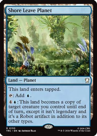 Shore Leave Planet (Surge Foil) (TRC-130) - Commander: Star Trek Foil - Wizards of the Coast - Card Brawlers | Quebec | Canada |