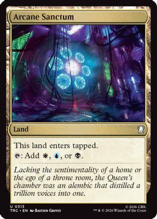 Arcane Sanctum (Surge Foil) (TRC-513) - Commander: Star Trek Foil - Wizards of the Coast - Card Brawlers | Quebec | Canada |