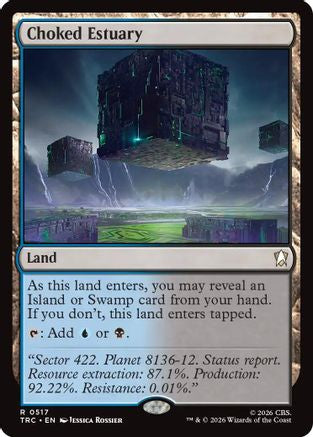 Choked Estuary (Surge Foil) (TRC-517) - Commander: Star Trek Foil - Wizards of the Coast - Card Brawlers | Quebec | Canada |