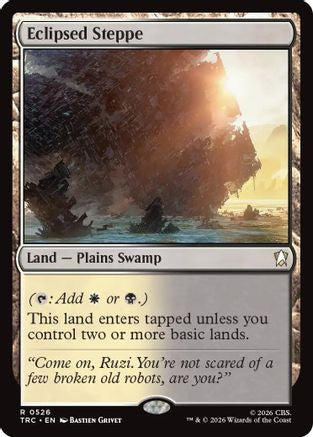 Eclipsed Steppe (Surge Foil) (TRC-526) - Commander: Star Trek Foil - Wizards of the Coast - Card Brawlers | Quebec | Canada |